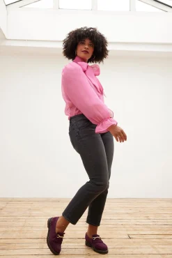 Reiko Nina Black Wash Boyfriend Jeans* Denim|Skirts & Trousers