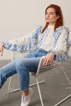 Reiko Nina Mid Blue Boyfriend Jeans* Denim|Skirts & Trousers