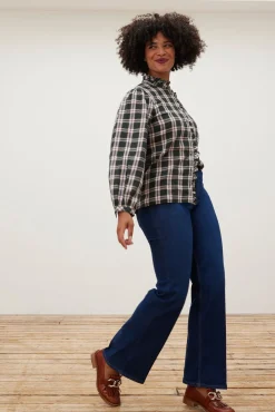 Reiko Pernille Blue Flare Jeans* Denim|Skirts & Trousers