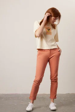 Reiko Sandy Coral Haze Chinos* Skirts & Trousers