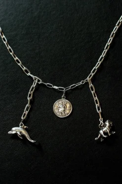 Hooked Safe Travels On Land And Sea Sterling Silver One-Of-A-Kind Necklace* Necklaces