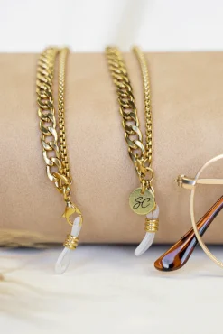 Sunny Cords Samantha Double Gold Sunglasses Chain* Glasses Chains|Glasses Chains