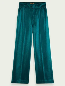 Scotch & Soda Emerald Metallic Trousers* Skirts & Trousers