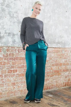 Scotch & Soda Emerald Metallic Trousers* Skirts & Trousers