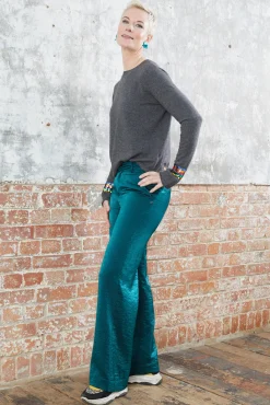 Scotch & Soda Emerald Metallic Trousers* Skirts & Trousers