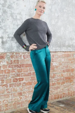 Scotch & Soda Emerald Metallic Trousers* Skirts & Trousers