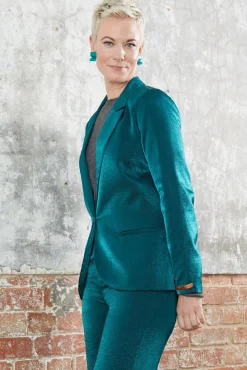 Scotch & Soda Emerald Single Breasted Metallic Blazer* Jackets & Blazers|Tailoring