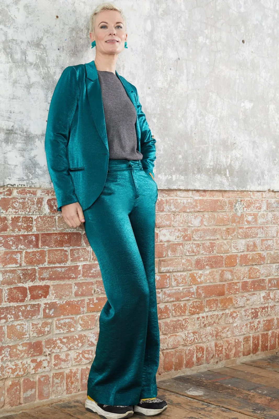 Scotch & Soda Emerald Single Breasted Metallic Blazer* Jackets & Blazers|Tailoring