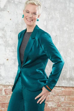 Scotch & Soda Emerald Single Breasted Metallic Blazer* Jackets & Blazers|Tailoring