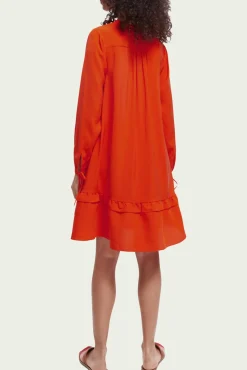 Scotch & Soda Short Straight Red Dress* Dresses & Jumpsuits