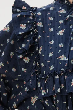 Stella Nova Barbara Dark Flowers Midi Dress* Dresses & Jumpsuits