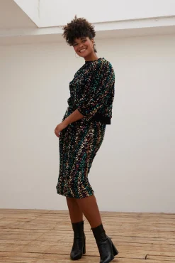 Stella Nova Camma Sequin Midi Skirt* Skirts & Trousers