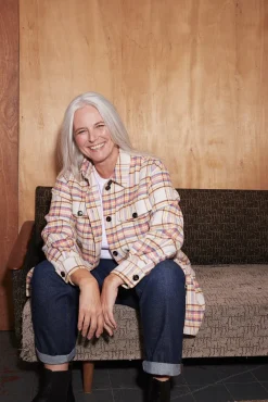 Stella Nova Emmy Pink & Blue Check Jacket* Jackets & Blazers|Coats