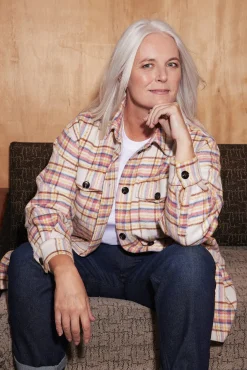 Stella Nova Emmy Pink & Blue Check Jacket* Jackets & Blazers|Coats