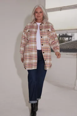 Stella Nova Emmy Pink & Blue Check Jacket* Jackets & Blazers|Coats