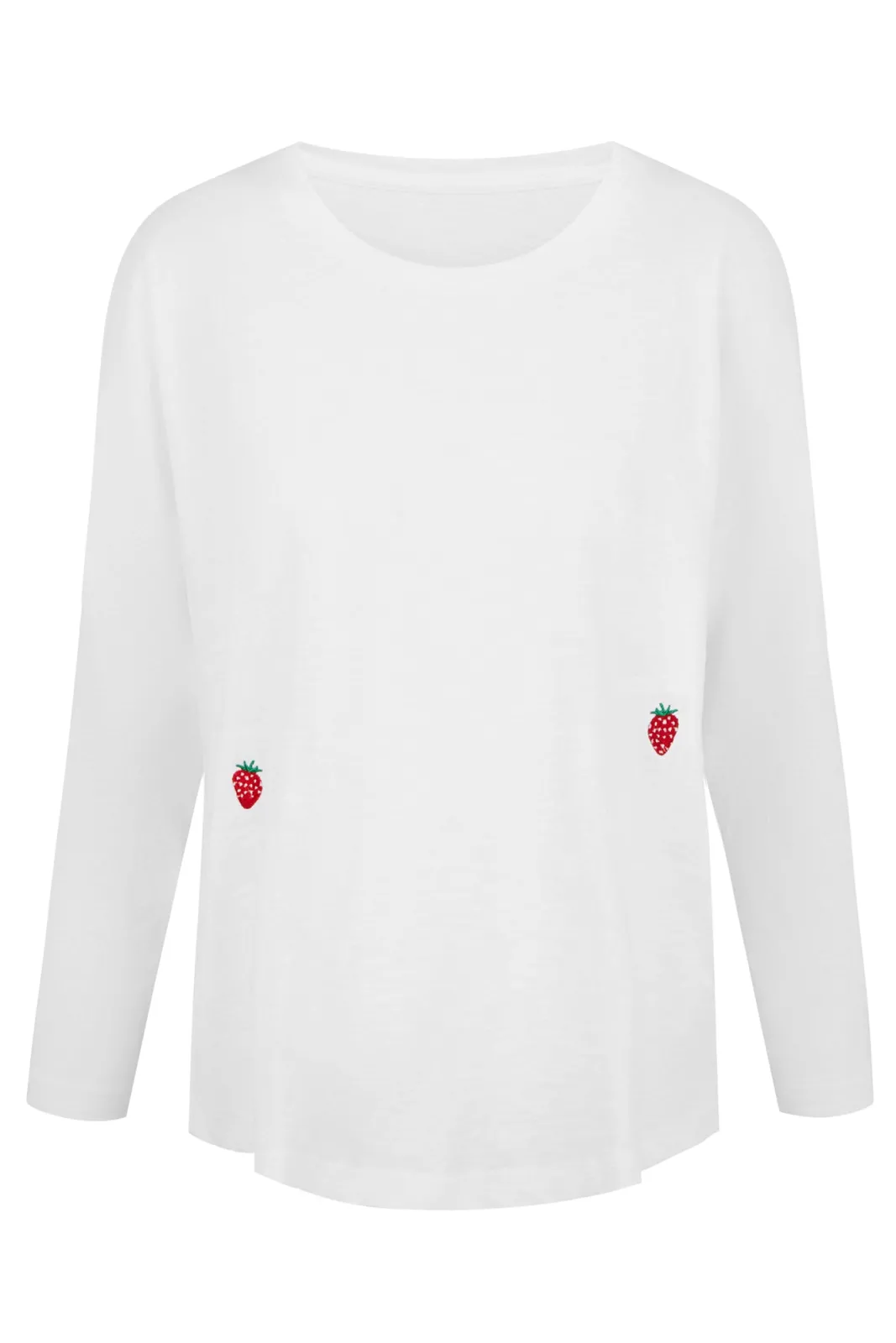Ingmarson Strawberry Slub White T-Shirt* T-Shirts & Tops