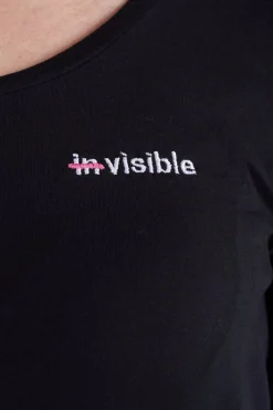 The Bias Cut Strike Out Ageism Charity Navy T-Shirt (3 Slogan Options)* T-Shirts & Tops