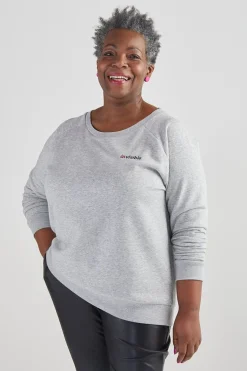 The Bias Cut Strike Out Ageism Charity Grey Sweatshirt (3 Slogan Options)* Knitwear & Sweatshirts