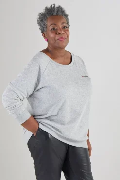 The Bias Cut Strike Out Ageism Charity Grey Sweatshirt (3 Slogan Options)* Knitwear & Sweatshirts