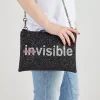 I KNOW THE QUEEN Strike Out Ageism Charity Glitter Reversible Clutch / Crossbody Bag* Bags