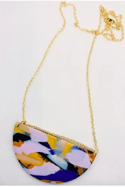 No Shrinking Violet Sunburnt Country Landscape Medium Necklace* Necklaces