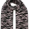 Ingmarson Tiger Stripe Wool & Cashmere Baby Pink Scarf* Scarves & Shawls