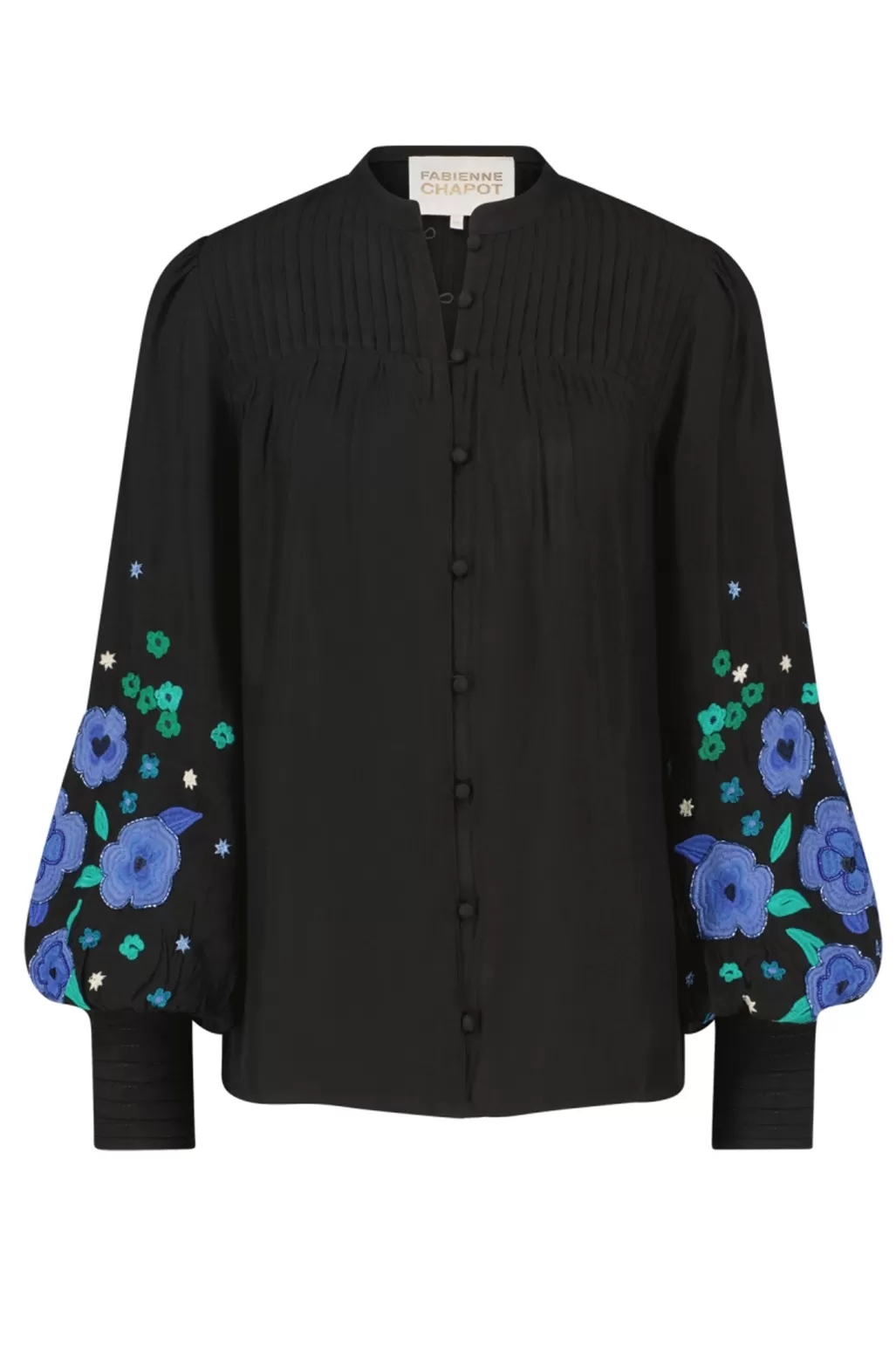 Fabienne Chapot Harry Embroidered Floral Blouse